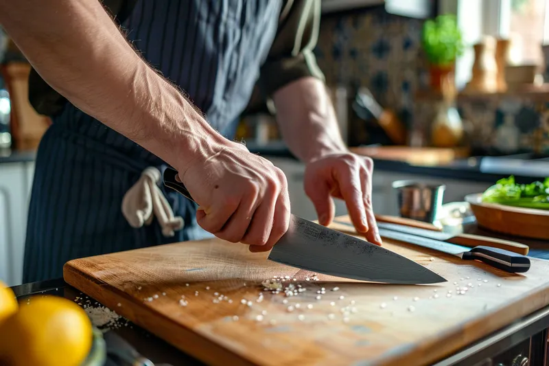 cómo afilar cuchillos de cocina con lima, consejos y técnicas